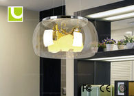 Mutfak / Yatak Odası Asma Avize Işık Tutturma Kristalleri Droplight 300 * 300mm